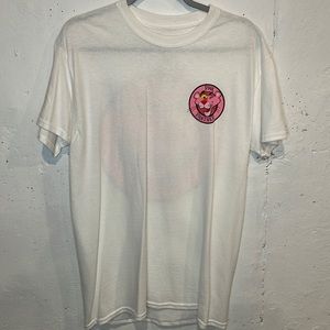 Mens “pink panther” graphic T-shirt size M / white